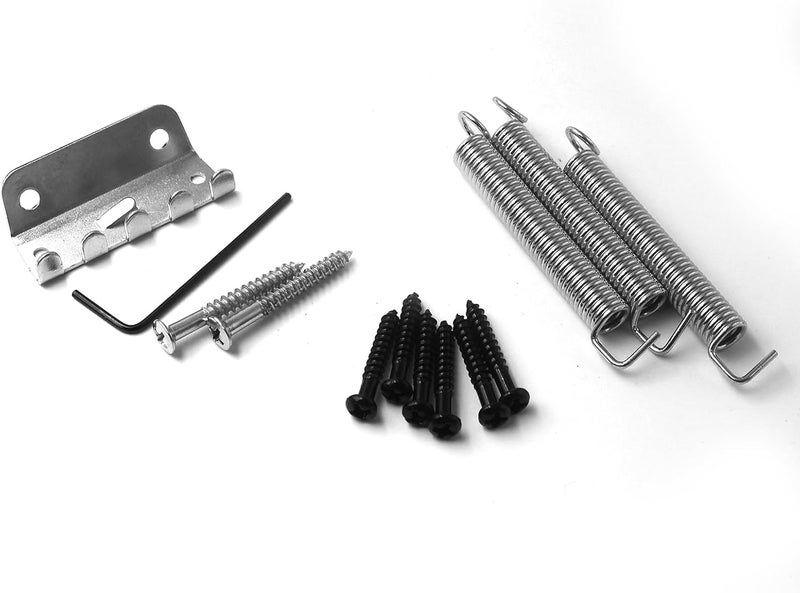 harpfeas 52.5mm Guitar Tremolo Bridge Set for Fender Strat Squier Electric Guitar Replacement (Black) - Image 5
